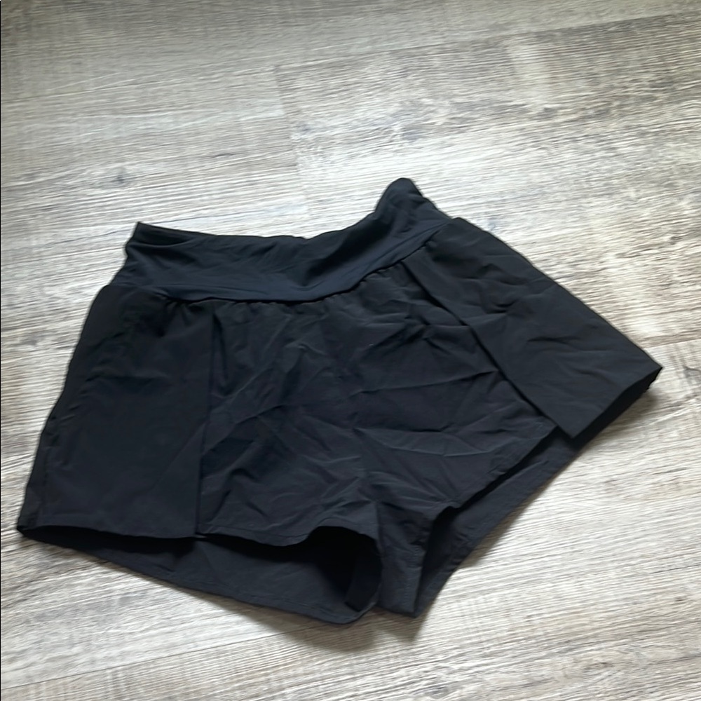 Women's Black Athletic Shorts